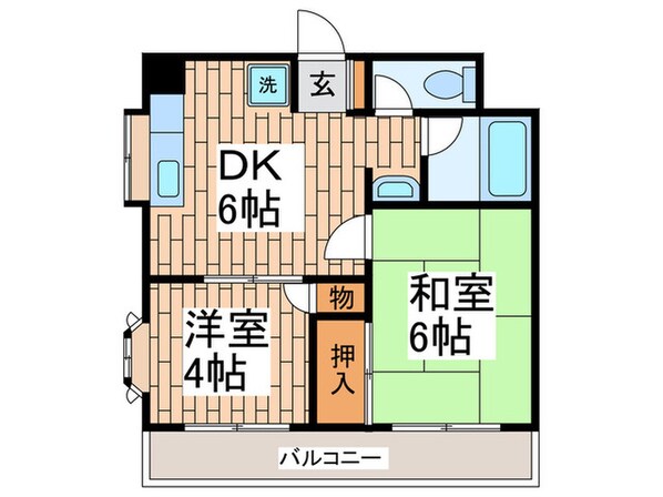 リ－ジェント仲池上の物件間取画像